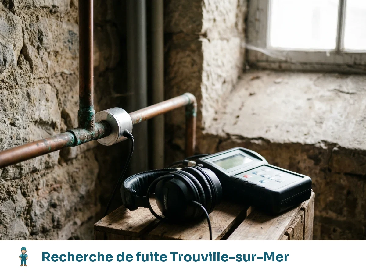 Recherche de fuite à Trouville-sur-Mer