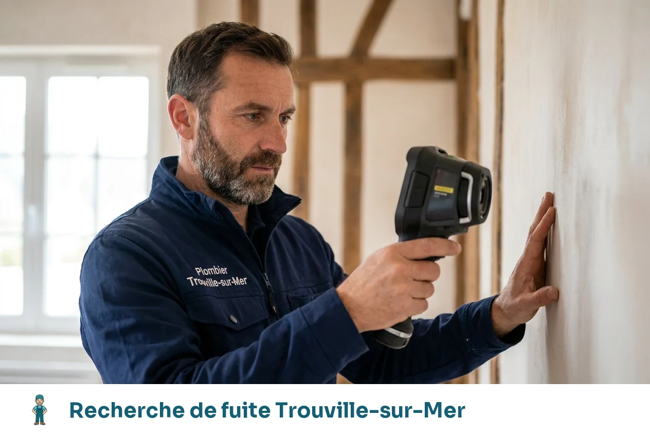 Recherche de fuite à Trouville-sur-Mer