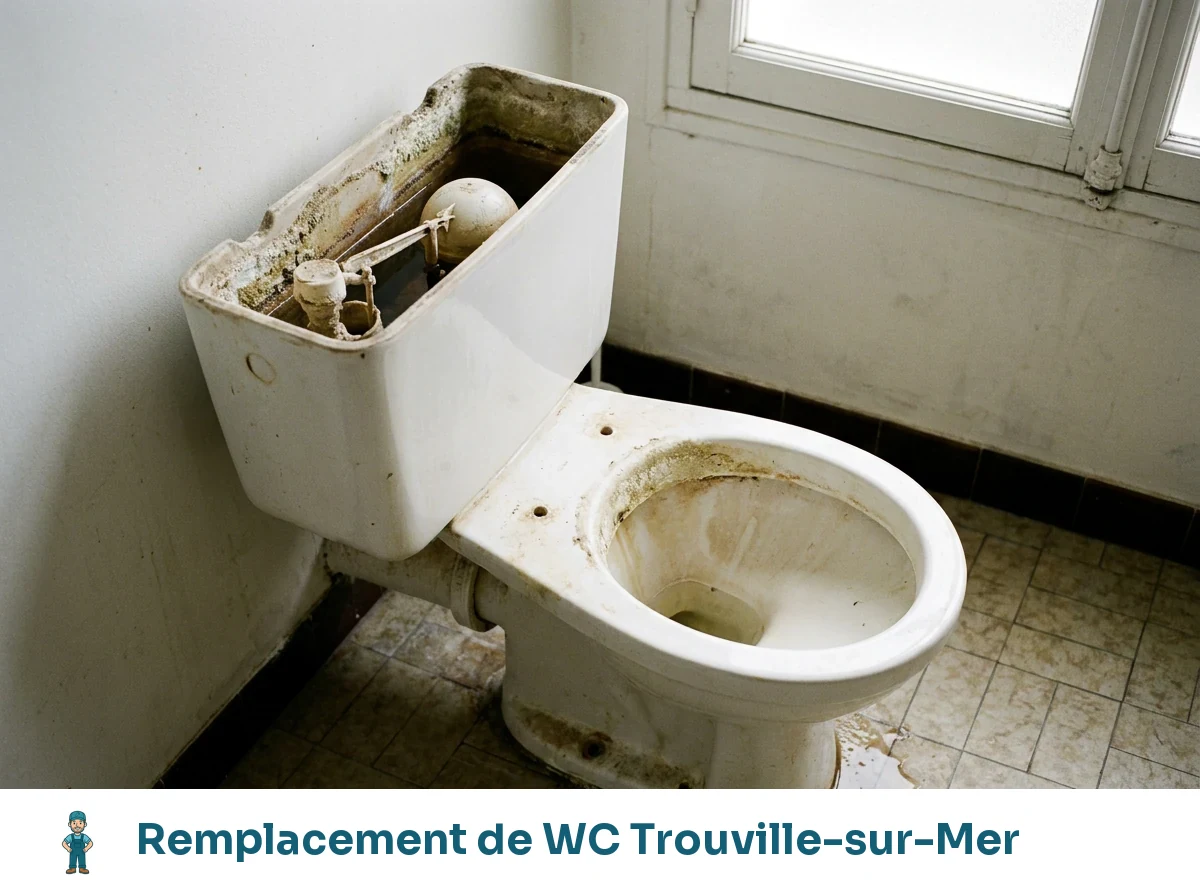 Remplacement de WC à Trouville-sur-Mer
