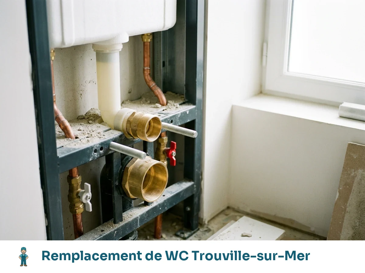 Remplacement de WC à Trouville-sur-Mer